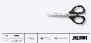 Nożyczki Japońskie KAI N5135 (13,5cm) seria N5000