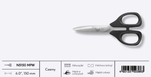 Nożyczki Japońskie KAI N5150MPW (15 cm) seria N5000 HOBBY