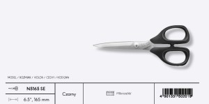 Nożyczki Japońskie N5165SE 6,5" (16,5 cm) seria N5000 z mikroząbkami 