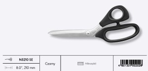 Nożyczki Japońskie N5210SE 8" (20,3 cm) seria N5000 z mikroząbkami