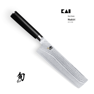 SHUN DM0728 KAI JAPOŃSKI NÓŻ NAKIRI 16,5cm ZE STALI DAMASCEŃSKIEJ