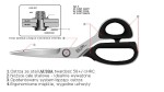 Nożyczki Japońskie KAI 7250 10" (25,4 cm) seria 7000 PREMIUM